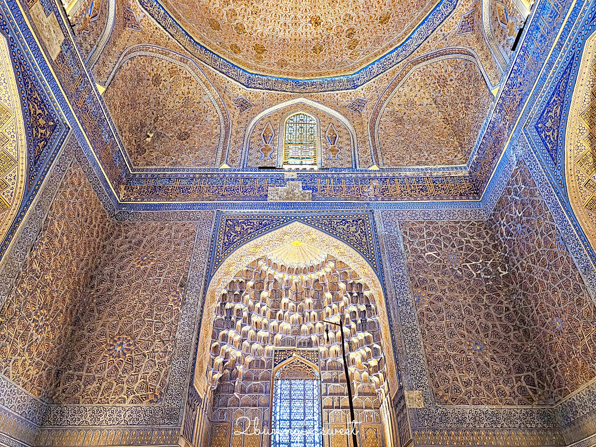 【帖木兒陵墓 Gur-e-Amir】薩馬爾罕必訪藍色穹頂地標，帖木兒長眠之地與中亞最華麗陵墓 @兔兒毛毛姊妹花