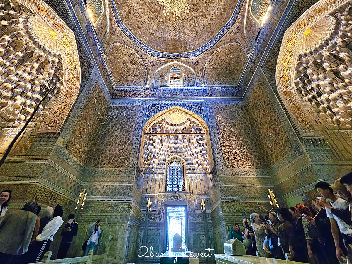 【帖木兒陵墓 Gur-e-Amir】薩馬爾罕必訪藍色穹頂地標，帖木兒長眠之地與中亞最華麗陵墓 @兔兒毛毛姊妹花