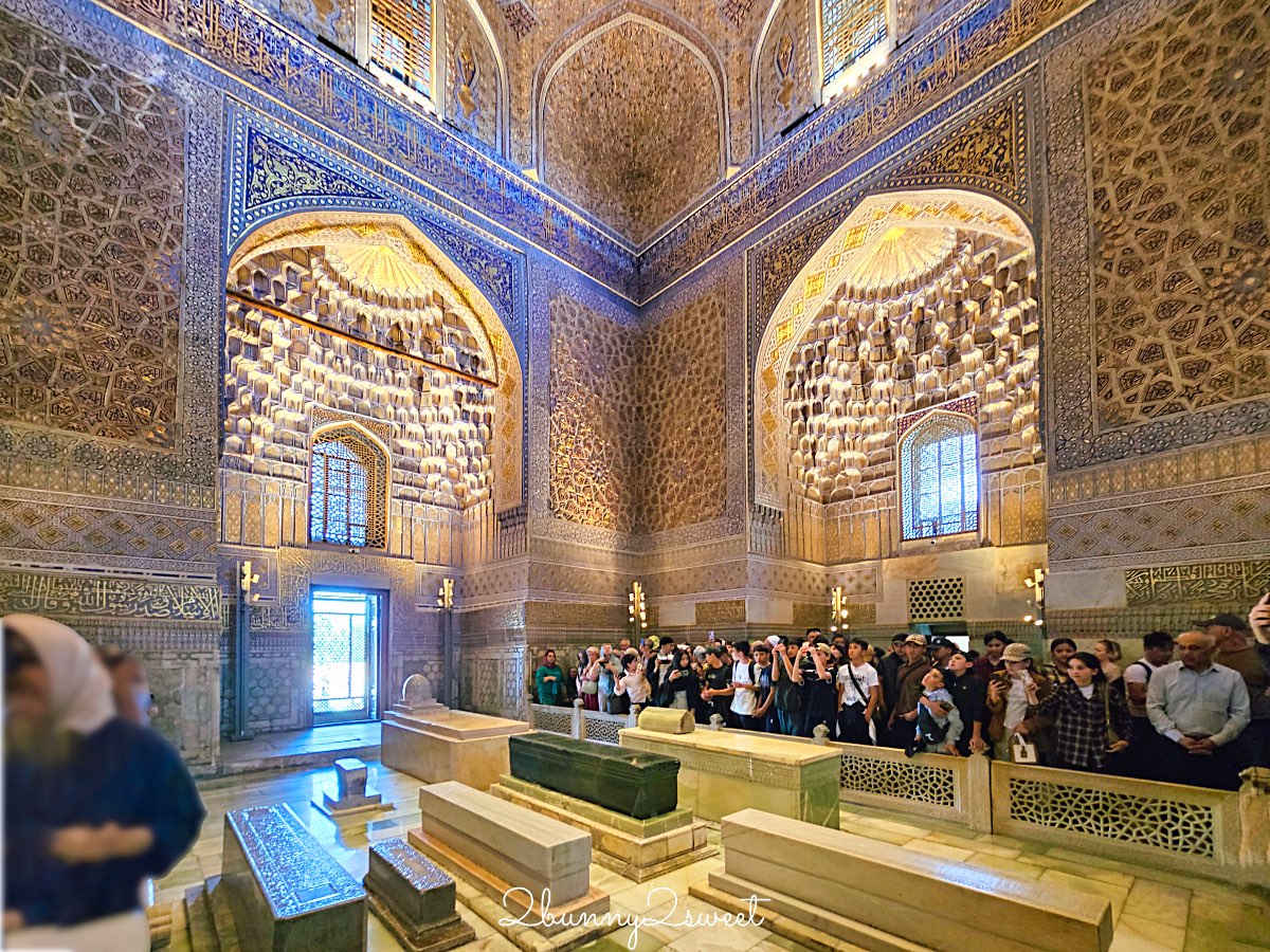 【帖木兒陵墓 Gur-e-Amir】薩馬爾罕必訪藍色穹頂地標，帖木兒長眠之地與中亞最華麗陵墓 @兔兒毛毛姊妹花