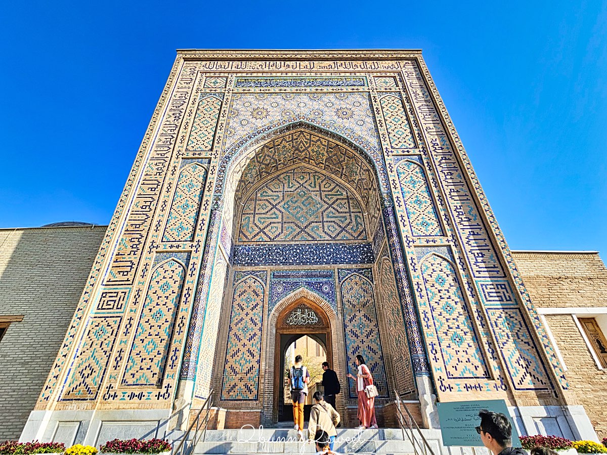 【沙赫靜達陵墓群 Shah-i-Zinda】撒馬爾罕最震撼藍色長廊！帖木兒王族墓群介紹＋拍照攻略 @兔兒毛毛姊妹花