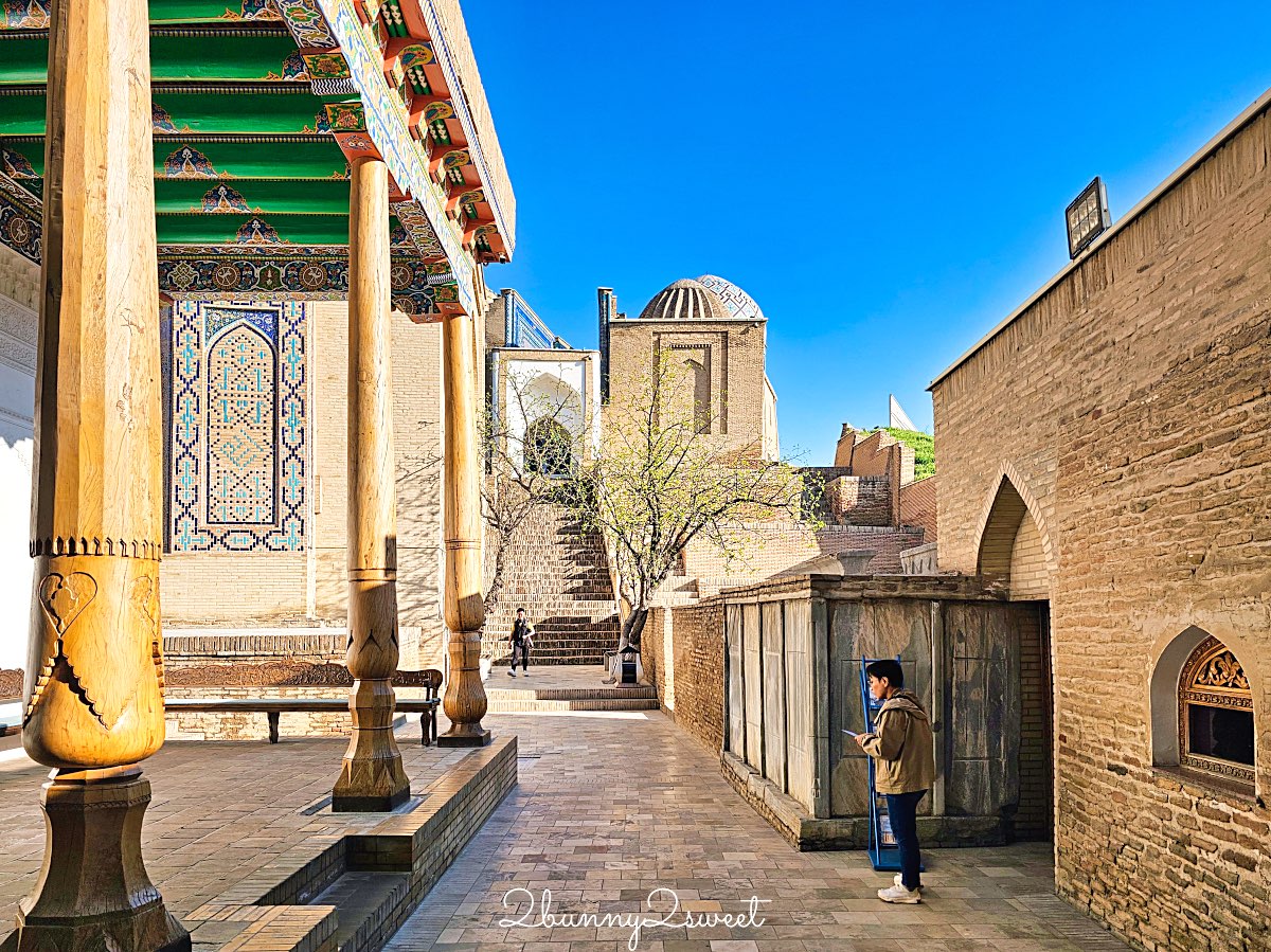【沙赫靜達陵墓群 Shah-i-Zinda】撒馬爾罕最震撼藍色長廊！帖木兒王族墓群介紹＋拍照攻略 @兔兒毛毛姊妹花