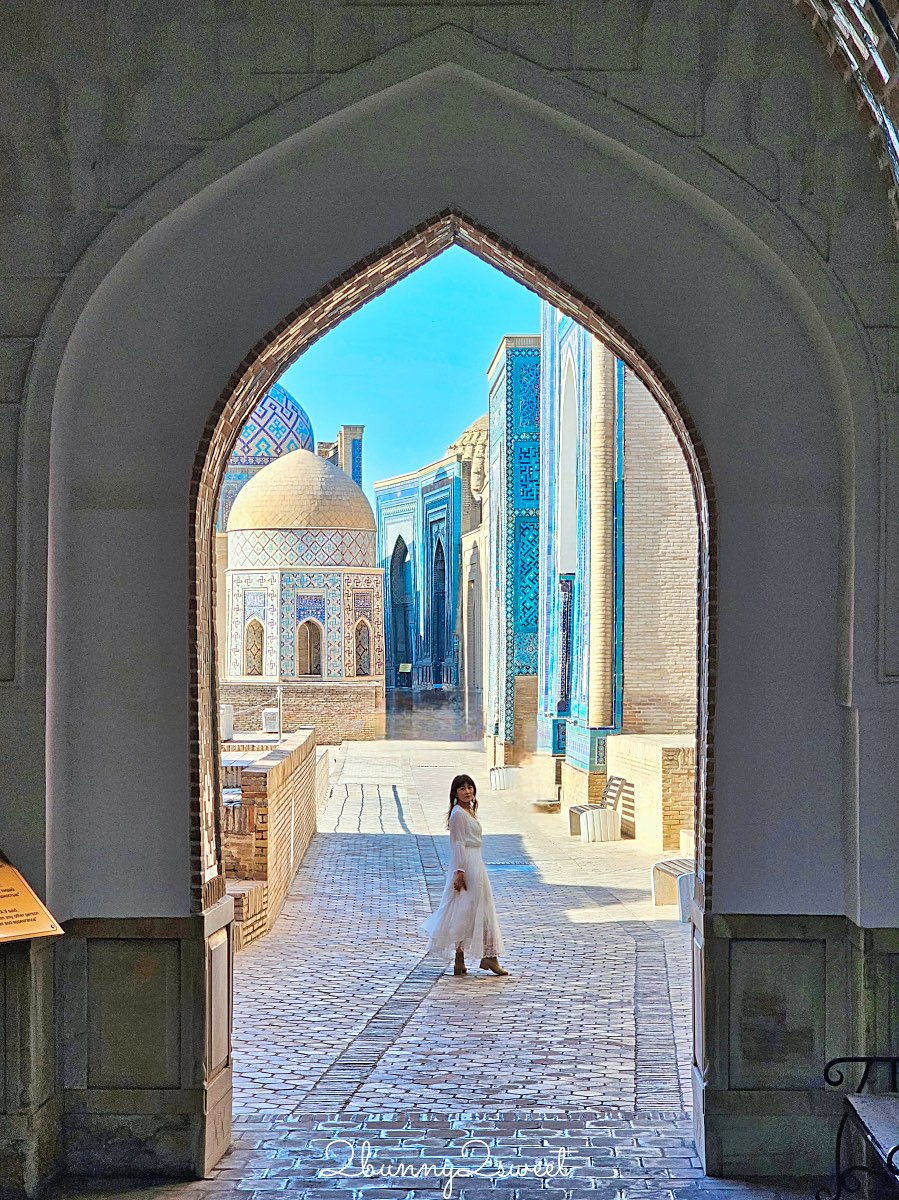 【沙赫靜達陵墓群 Shah-i-Zinda】撒馬爾罕最震撼藍色長廊！帖木兒王族墓群介紹＋拍照攻略 @兔兒毛毛姊妹花