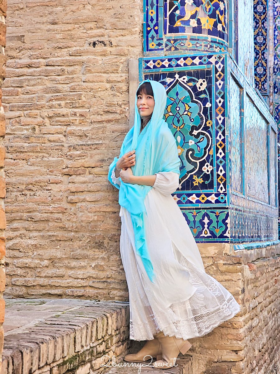 【沙赫靜達陵墓群 Shah-i-Zinda】撒馬爾罕最震撼藍色長廊！帖木兒王族墓群介紹＋拍照攻略 @兔兒毛毛姊妹花