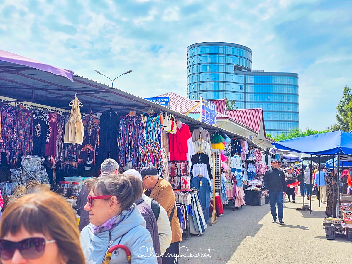 【Chorsu Bazaar 楚蘇市場】塔什干藍色穹頂市場必逛攻略：果乾比價、窯烤麵包與在地市集一次看 @兔兒毛毛姊妹花