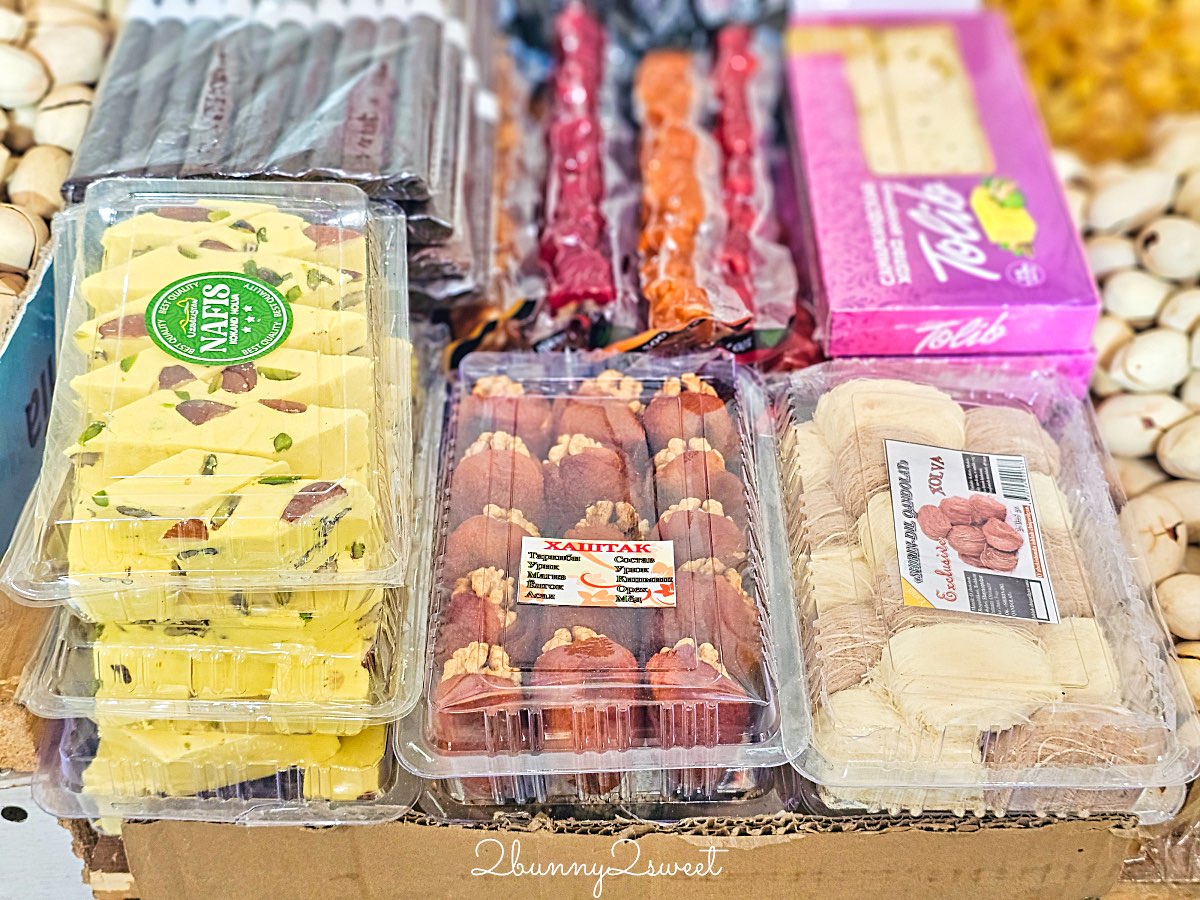 【Chorsu Bazaar 楚蘇市場】塔什干藍色穹頂市場必逛攻略：果乾比價、窯烤麵包與在地市集一次看 @兔兒毛毛姊妹花