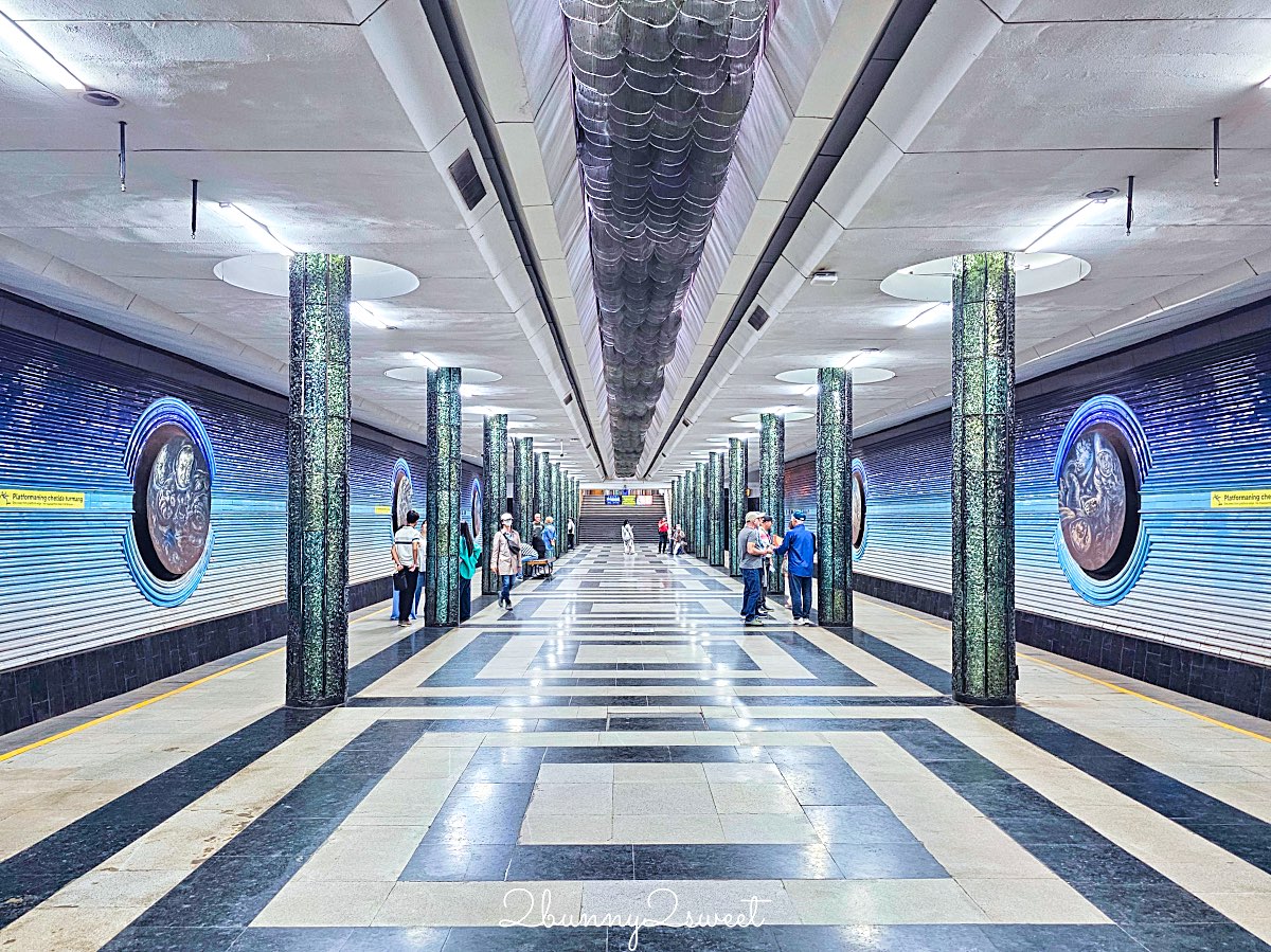 烏茲別克【塔什干地鐵攻略】四大必訪車站、拍照路線、票價交通整理 @兔兒毛毛姊妹花