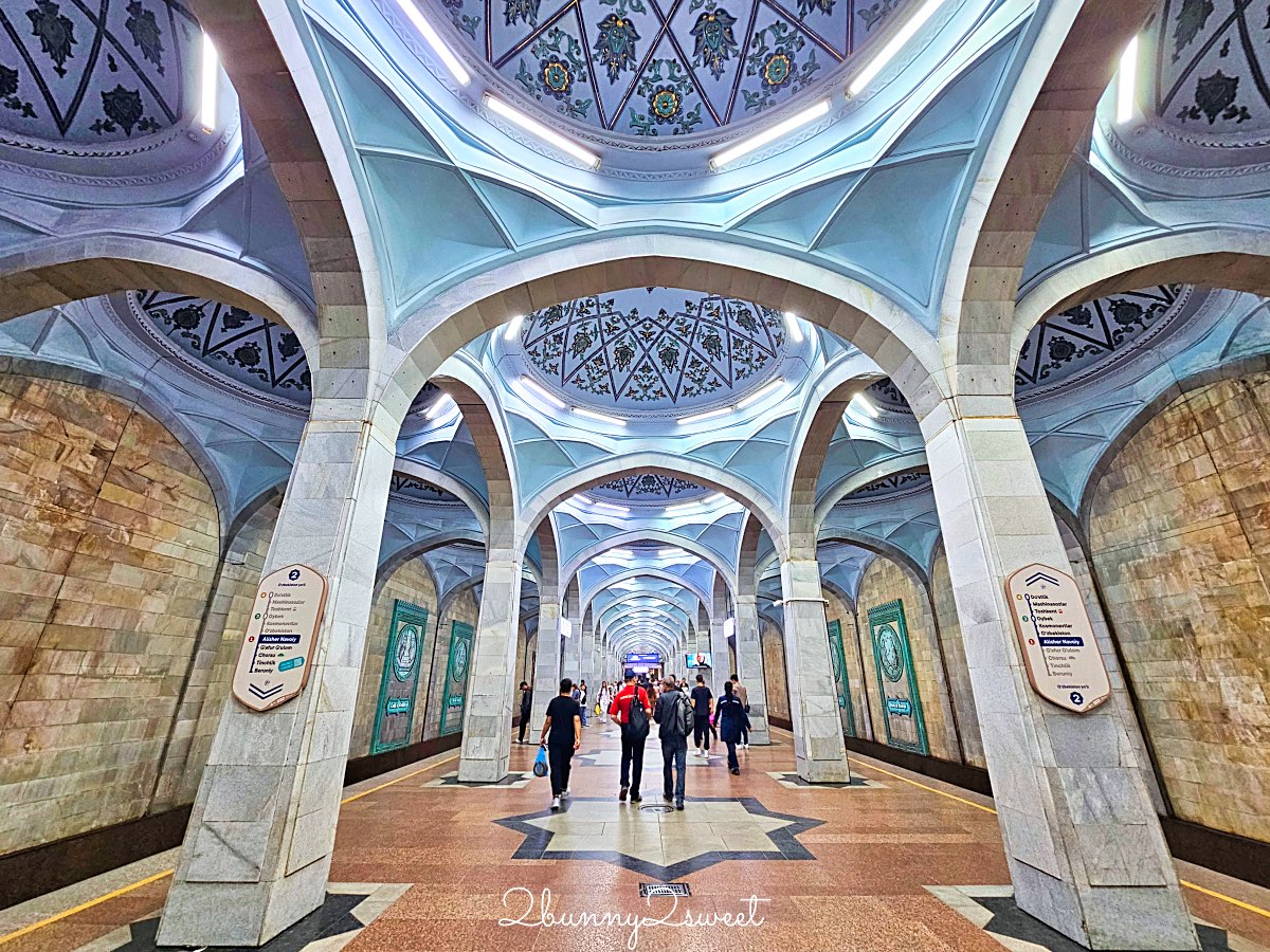 烏茲別克【塔什干地鐵攻略】四大必訪車站、拍照路線、票價交通整理 @兔兒毛毛姊妹花
