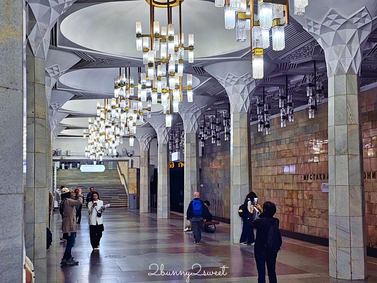 烏茲別克【塔什干地鐵攻略】四大必訪車站、拍照路線、票價交通整理 @兔兒毛毛姊妹花
