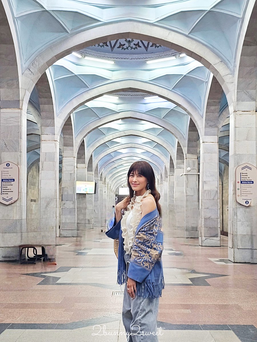 烏茲別克【塔什干地鐵攻略】四大必訪車站、拍照路線、票價交通整理 @兔兒毛毛姊妹花