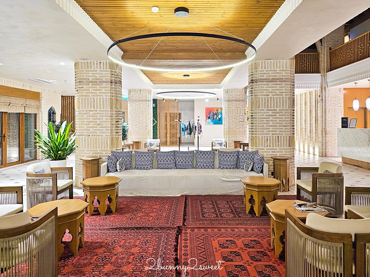 【布哈拉老城美居酒店 Mercure Bukhara Old Town】布哈拉住宿推薦絲路風情的伊斯蘭美學宮殿 @兔兒毛毛姊妹花