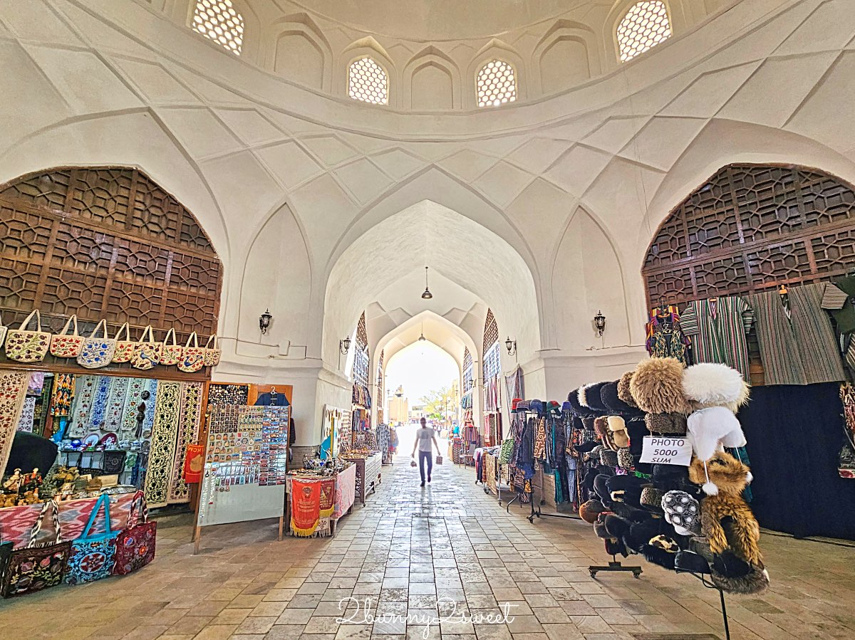 【圓頂貿易市集 Trading Domes】布哈拉必逛四大16 世紀絲路商場、傳統刺繡與伊卡織工坊 @兔兒毛毛姊妹花