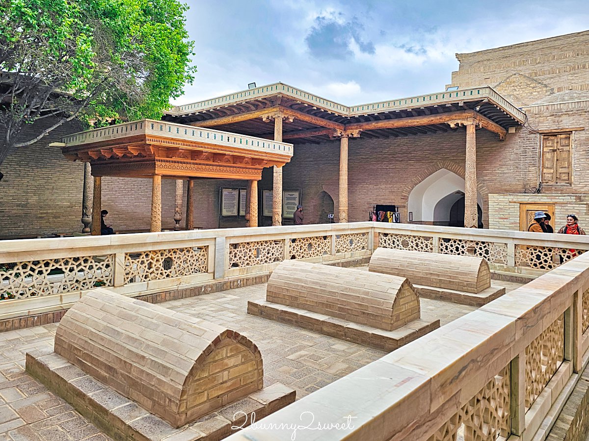 【帕拉萬&middot;馬哈穆德陵墓 Pakhlavan Makhmud Mausoleum】希瓦古城最美綠色圓頂，走進絕美滿版青花瓷磚空間 @兔兒毛毛姊妹花