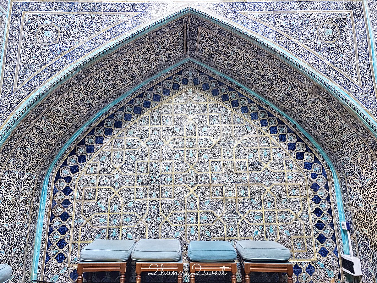 【帕拉萬&middot;馬哈穆德陵墓 Pakhlavan Makhmud Mausoleum】希瓦古城最美綠色圓頂，走進絕美滿版青花瓷磚空間 @兔兒毛毛姊妹花