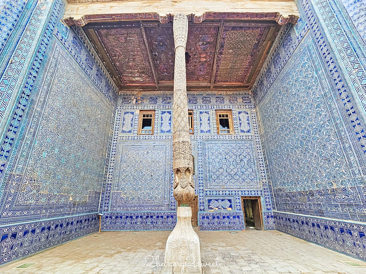 【希瓦石頭宮 Tashhovli Palace】藍色磁磚後宮太夢幻!走進汗國皇室生活的華麗宮殿 @兔兒毛毛姊妹花 【希瓦石頭宮 Tashhovli Palace】藍色磁磚後宮太夢幻!走進汗國皇室生活的華麗宮殿 @兔兒毛毛姊妹花