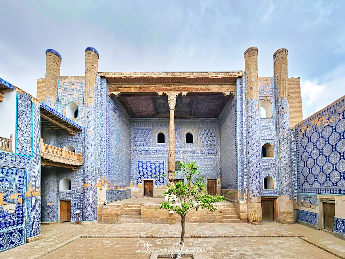 【希瓦石頭宮 Tashhovli Palace】藍色磁磚後宮太夢幻!走進汗國皇室生活的華麗宮殿 @兔兒毛毛姊妹花 【希瓦石頭宮 Tashhovli Palace】藍色磁磚後宮太夢幻!走進汗國皇室生活的華麗宮殿 @兔兒毛毛姊妹花
