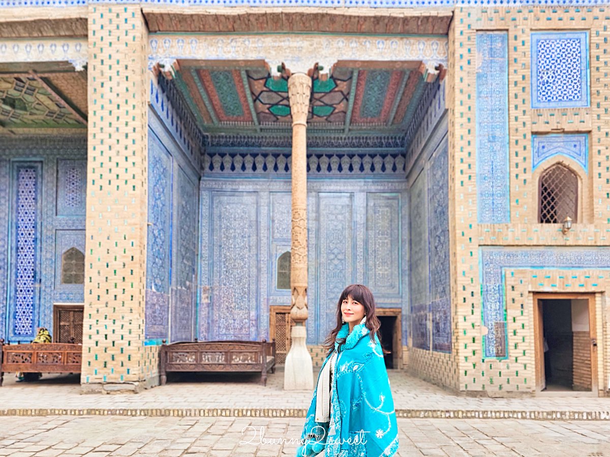 【希瓦石頭宮 Tashhovli Palace】藍色磁磚後宮太夢幻!走進汗國皇室生活的華麗宮殿 @兔兒毛毛姊妹花 【希瓦石頭宮 Tashhovli Palace】藍色磁磚後宮太夢幻!走進汗國皇室生活的華麗宮殿 @兔兒毛毛姊妹花