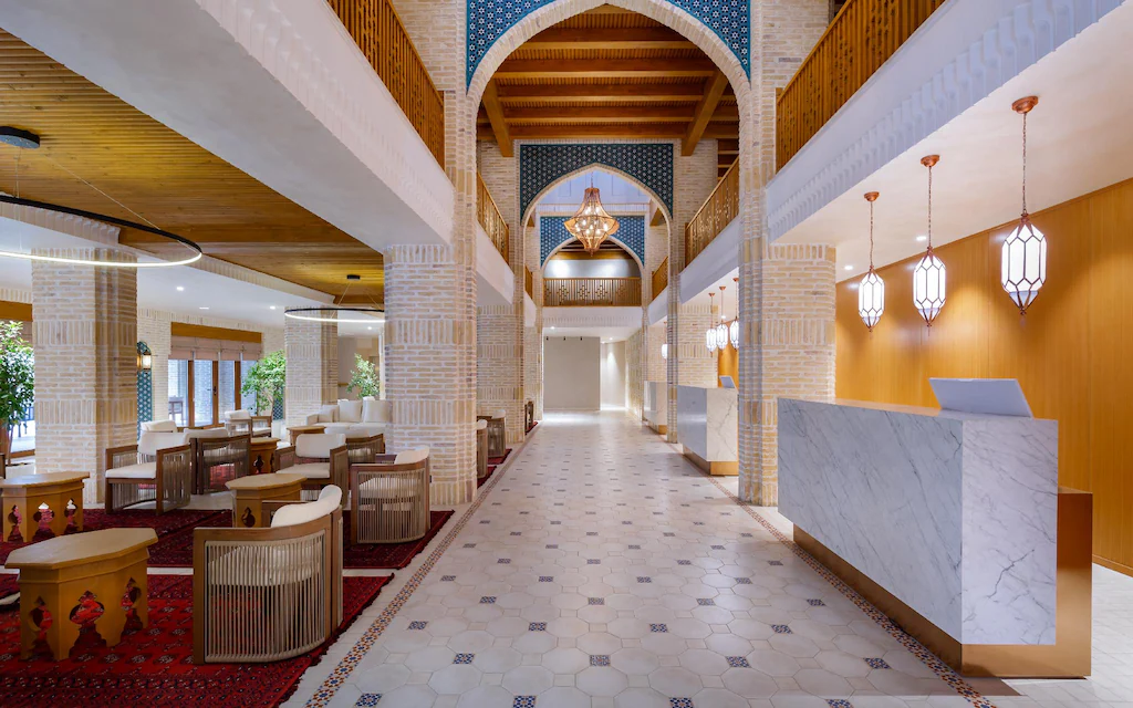 【布哈拉老城美居酒店 Mercure Bukhara Old Town】布哈拉住宿推薦絲路風情的伊斯蘭美學宮殿 @兔兒毛毛姊妹花