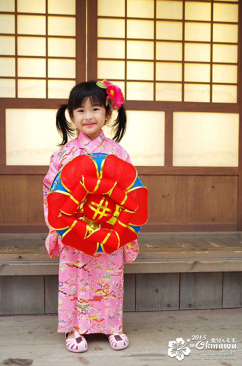[2015。沖繩|親子|自駕] 文化體驗、手工 DIY、傳統服飾寫真～都在有趣的『琉球村』 @兔兒毛毛姊妹花