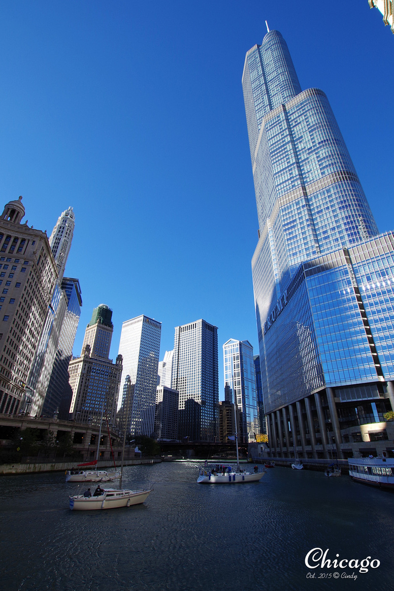 [2015。芝加哥] 飽覽芝加哥絕美天際線和壯麗歷史建築的最佳方式～ WENDELLA Boat Tour @兔兒毛毛姊妹花