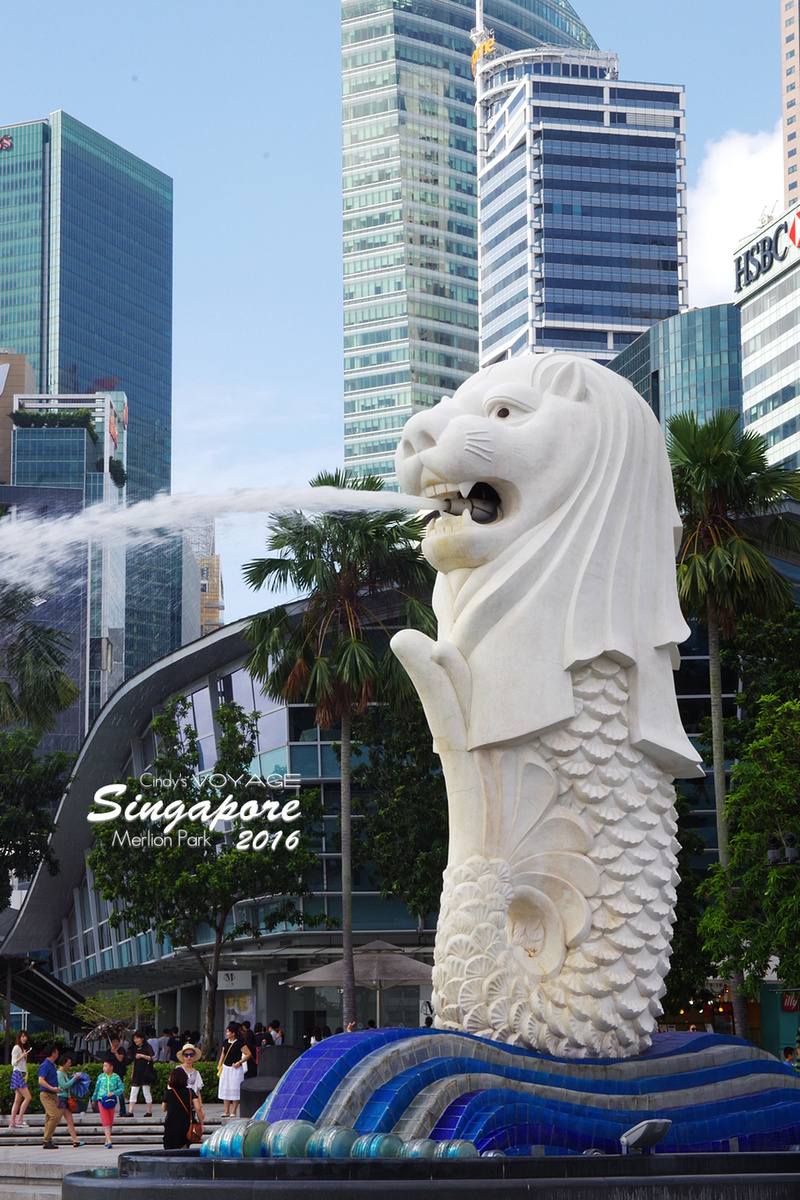 [2015+2016。新加坡] 沒跟魚尾獅拍照，怎麼算到過新加坡? ＠魚尾獅公園 Merlion Park @兔兒毛毛姊妹花