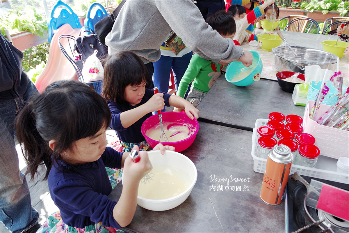 [親子遊。台北] 不只是採草莓，還可以 DIY 草莓果醬、雞蛋糕和紙風車～內湖休閒農園 (內湖草莓園-碧山路 49 號) @兔兒毛毛姊妹花