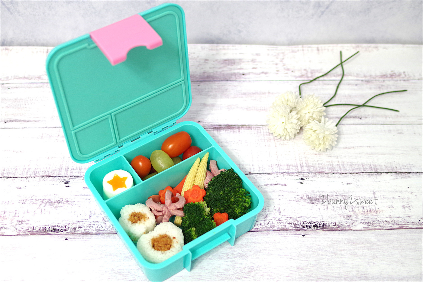 [好物。體驗] 小小午餐盒 LITTLE LUNCH BOX～來自澳洲的可愛無毒便當盒，防漏分隔設計好適合做造型便當、帶出門野餐 @兔兒毛毛姊妹花