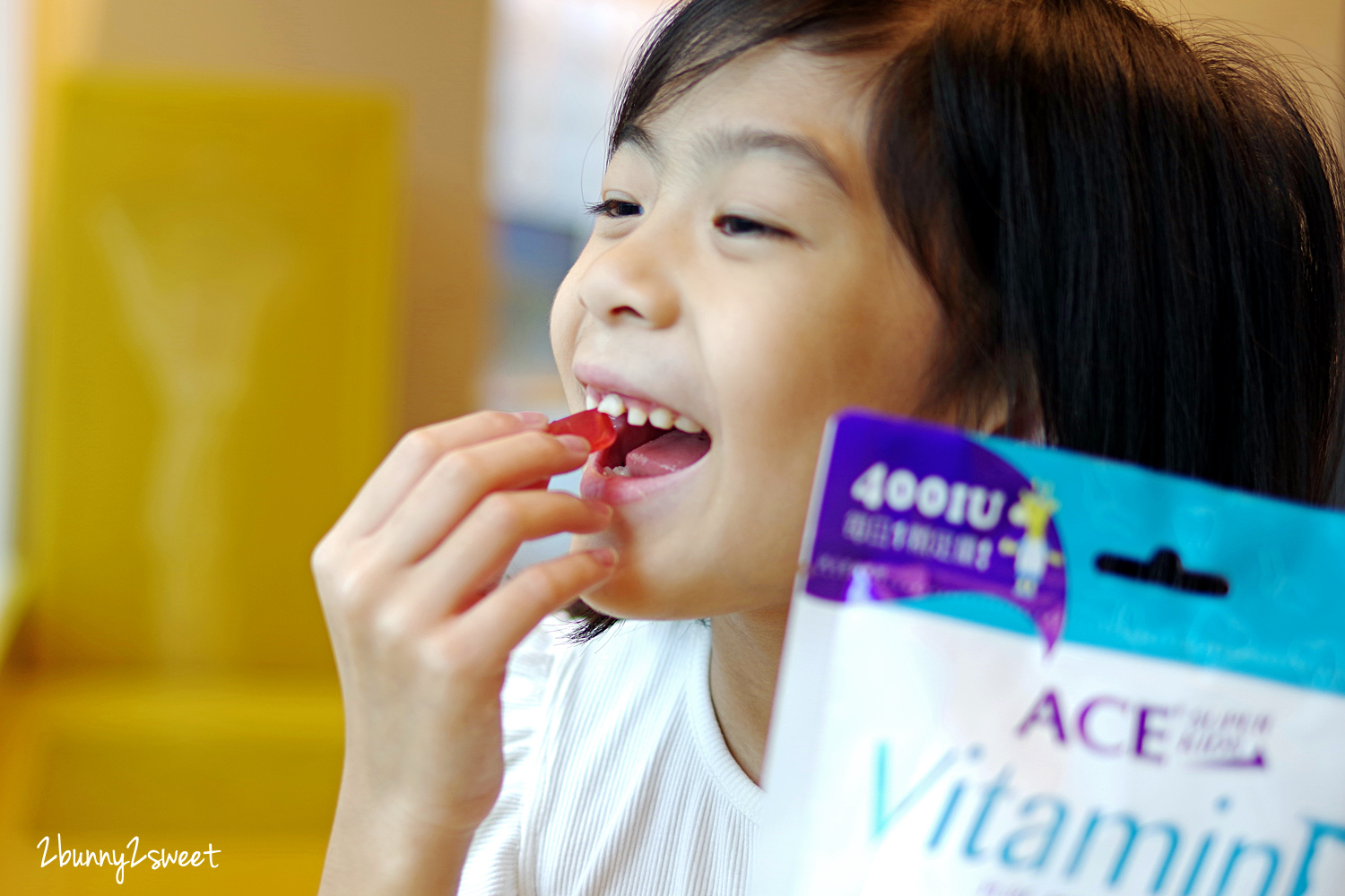 兒童保健》ACE super kids 機能 Q 軟糖～享用成分天然香 Q 好吃的軟糖還能順便補充 DHA, 維他命D!! 德國專業團隊研發 @兔兒毛毛姊妹花