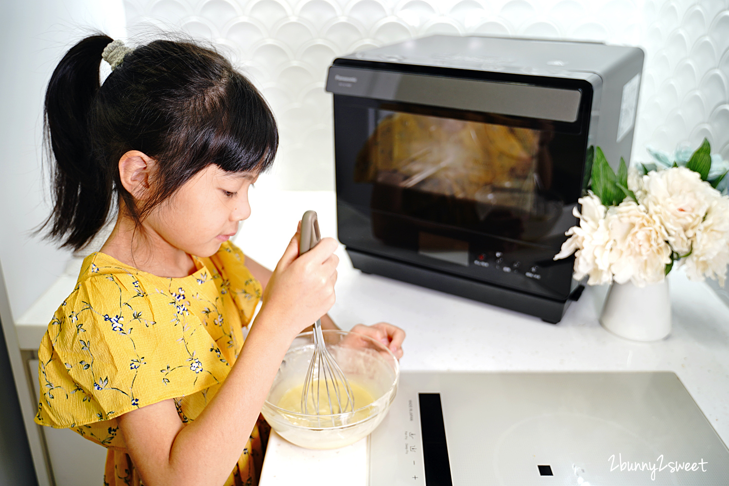 廚房家電開箱》Panasonic 蒸氣烘烤爐 NU-SC180B～輕鬆帶著孩子做親子料理，蒸、烤、煎、炸、烘、燉多功能，一機抵多機。趁『集雅社生日慶』買起來，真的省很大～ @兔兒毛毛姊妹花