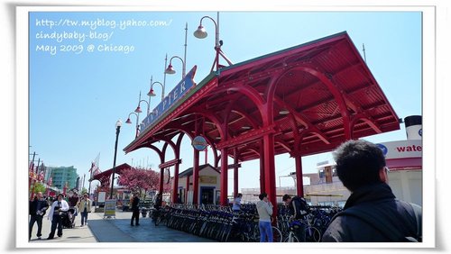 [2009 Chicago] 湖岸碼頭遊樂園~Navy Pier @兔兒毛毛姊妹花