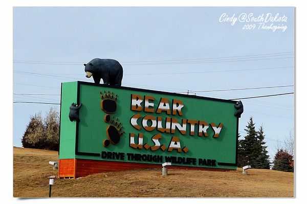 [2009 South Dakota] 感恩狂飆之旅(八)~熊出沒。Bear Country @兔兒毛毛姊妹花