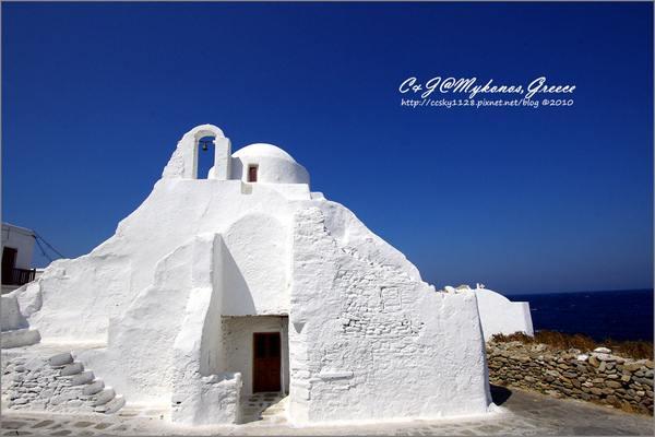 [2010 Greece] 。第七章。帕拉波提尼教堂 (Paraportiani Church) &#038; 小威尼斯 @兔兒毛毛姊妹花