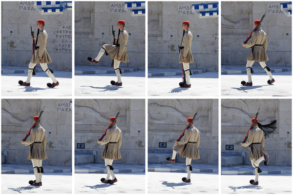 [2010 Greece] 。第二章。 憲法廣場看衛兵交接，對不起我笑了~ @兔兒毛毛姊妹花