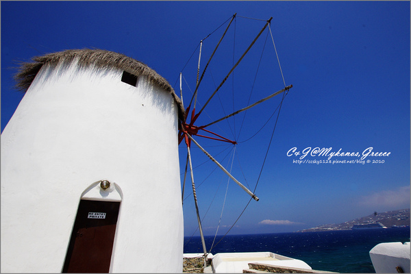 [2010 Greece] 。第六章。 卡特．米利風車 (Windmills of Kato Milli) 的晨與昏 @兔兒毛毛姊妹花