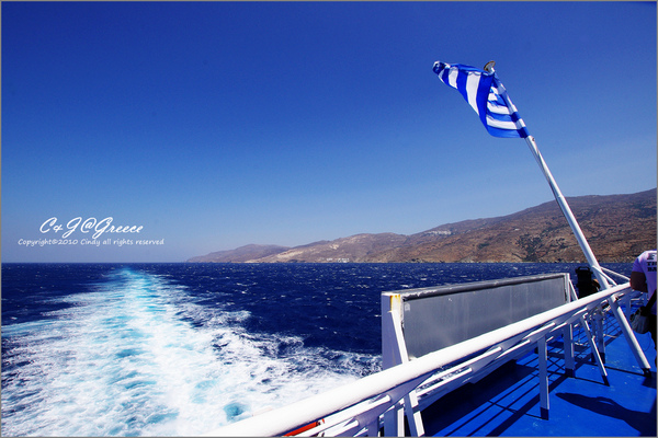 [2010 Greece] 。第四章。迎著曙光，航向愛琴海 @兔兒毛毛姊妹花